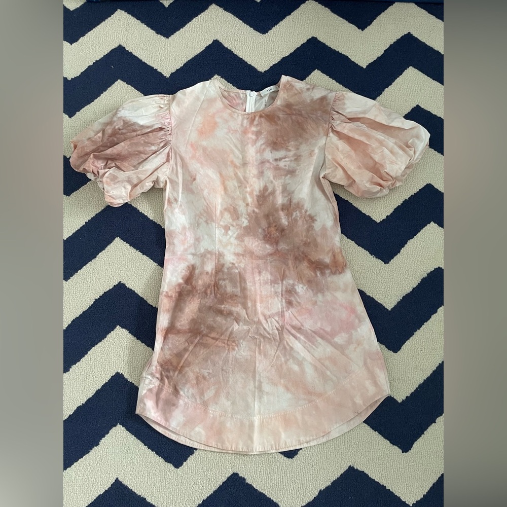 A.L.C. Blush Pink Tie-Dye Blouse